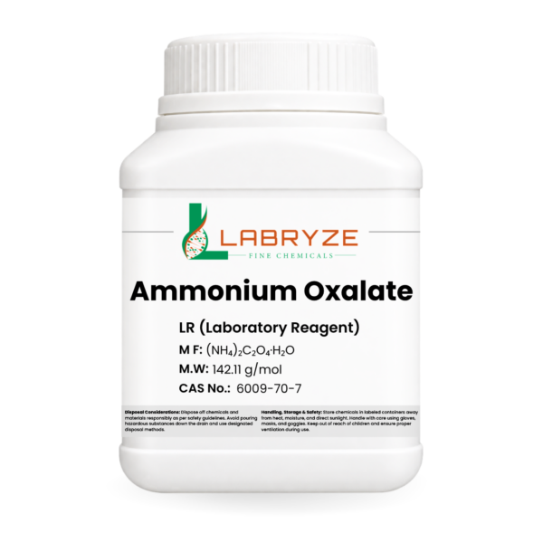 Ammonium Oxalate - 500gm pack - CAS No. 6009-70-7
