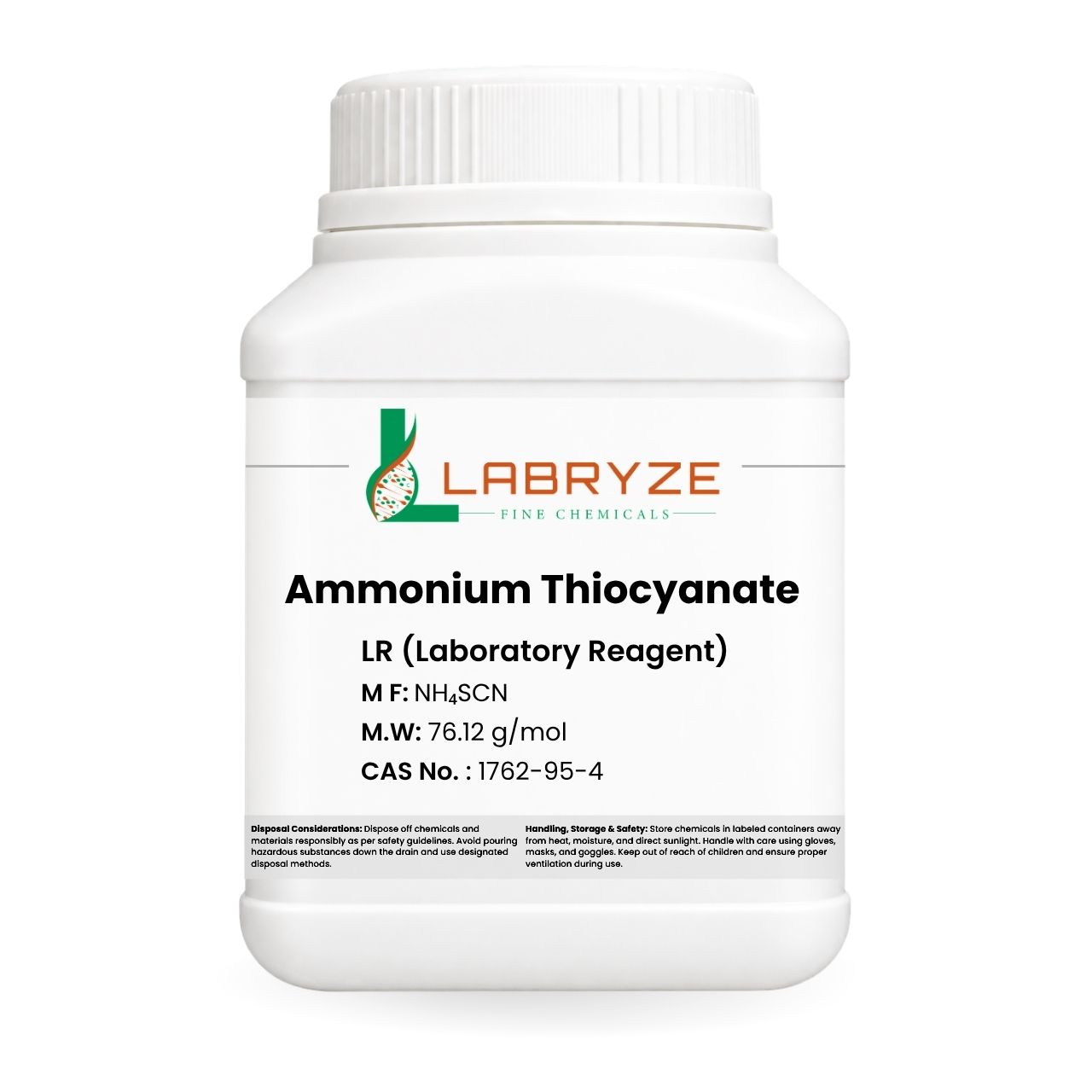 Ammonium Thiocyanate - 500gm Pack - CAS No 1762-95-4