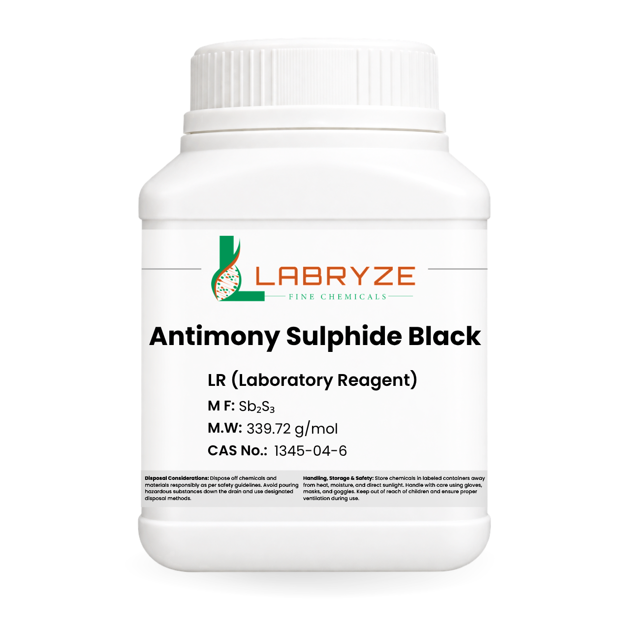 Antimony Sulphide Black - 500gm Packs - CAS No. - 1345-04-6