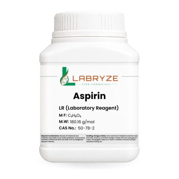 Aspirin Extra Pure - 500gm pack - CAS No. 50-78-2
