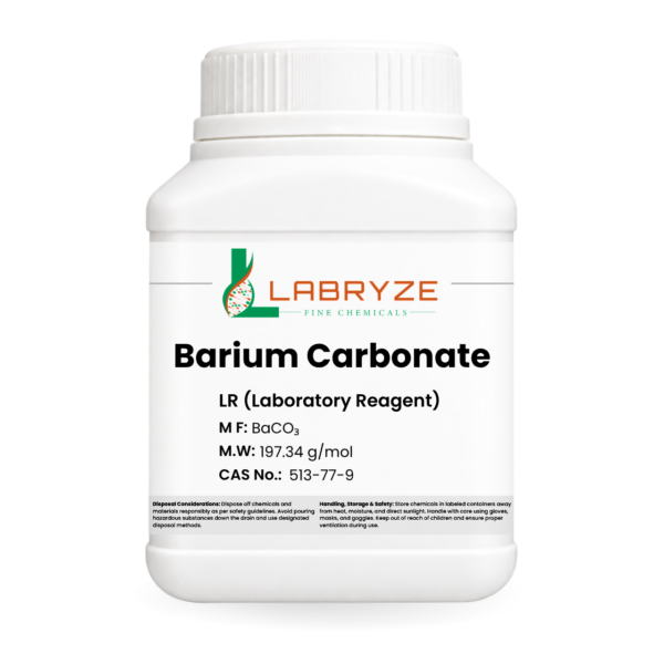 Barium Carbonate - 500gm pack - CAS No. 513-77-9