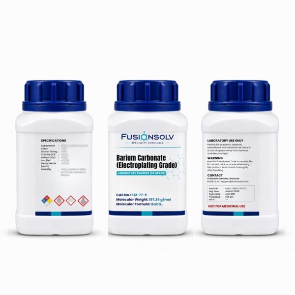 Barium Carbonate (electroplating Grade)- 500gm Packs