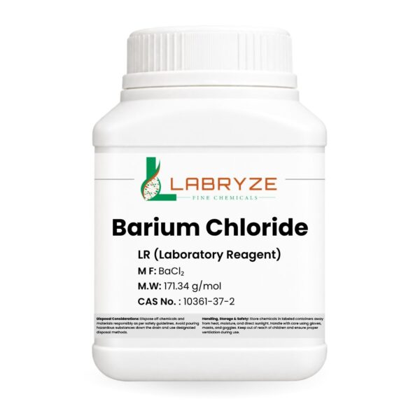Barium Chloride Extra Pure - 500gm pack - CAS No. 10361-37-2