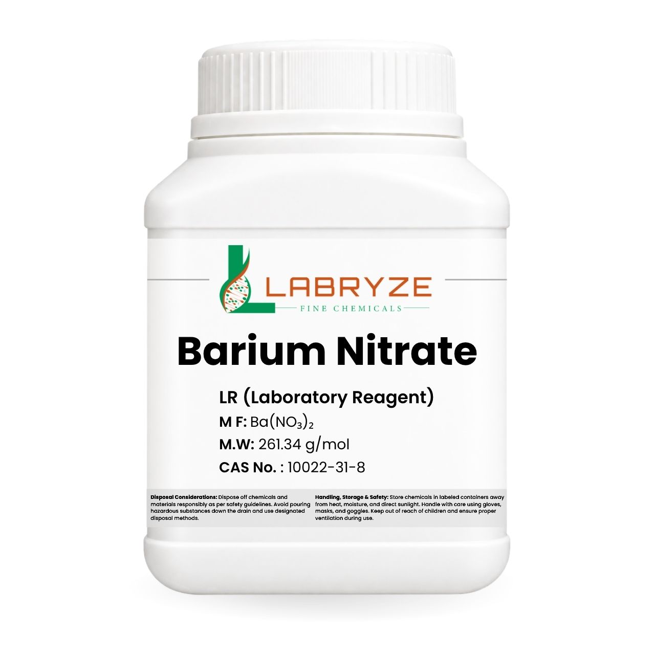 Barium Nitrate - 500gm Pack - CAS No 10022-31-8