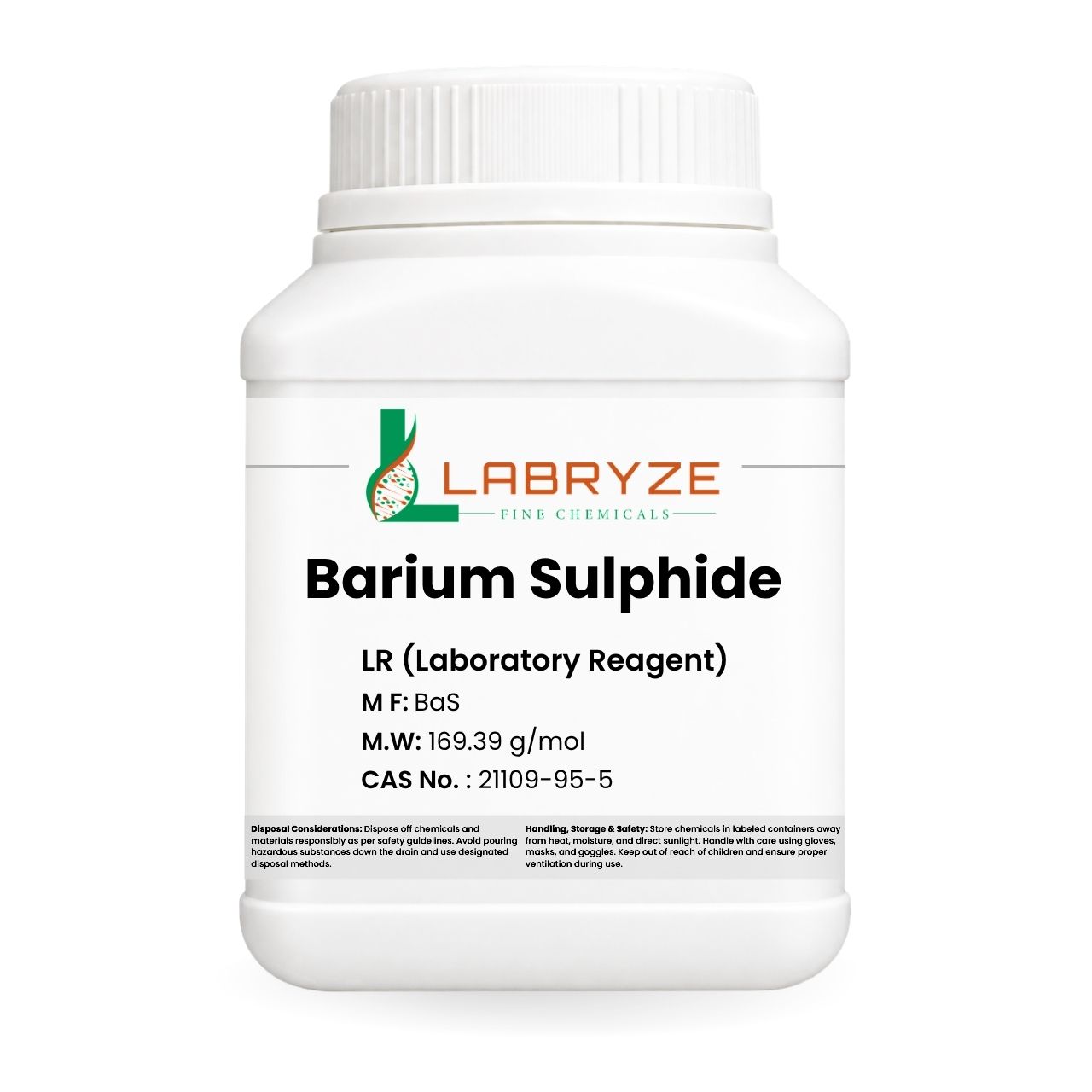 Barium Sulphide - 500gm Pack - CAS No 21109-95-5