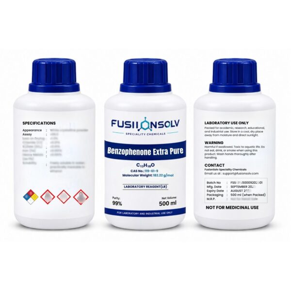 Benzophenone Extra Pure  - 500ml Packs