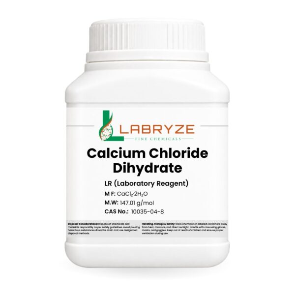 Calcium Chloride Dihydrate - 500gm pack - CAS No. 10035-04-8