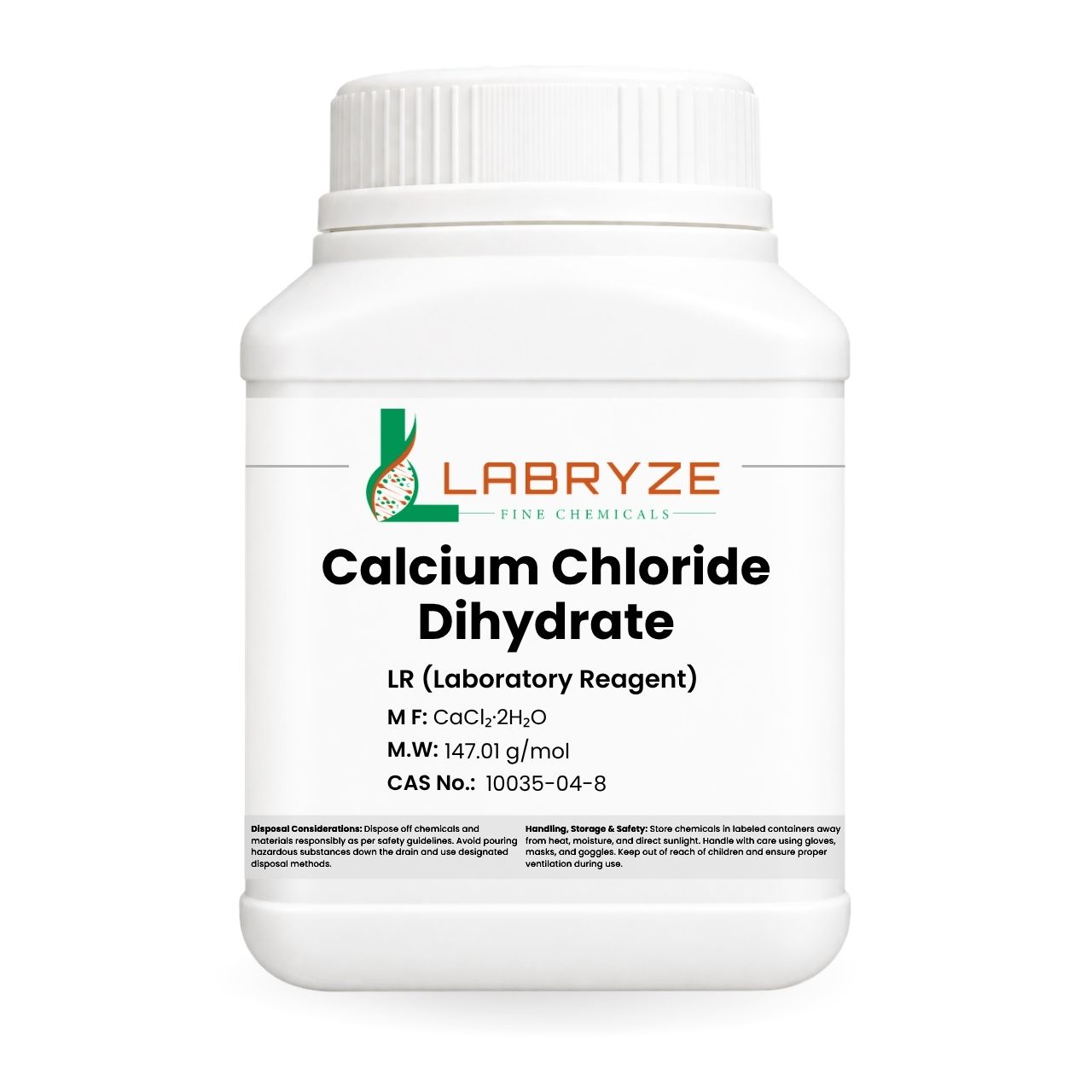 Calcium Chloride Dihydrate - 500gm Packs - CAS No. - 10035-04-8