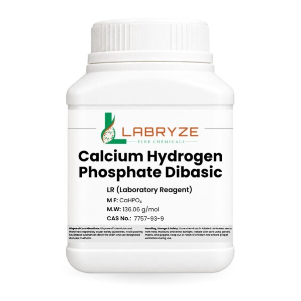 Calcium Hydrogen Phosphate Dibasic - 500gm pack - CAS No. 7757-93-9