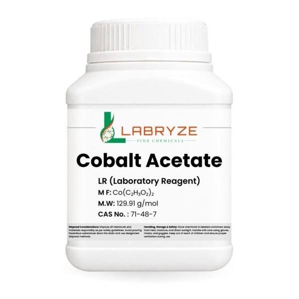 Cobalt Acetate - 500gm pack - CAS No. 71-48-7