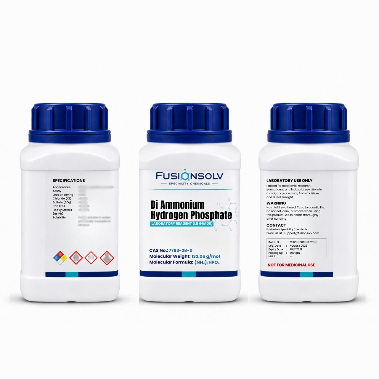 Di Ammonium Hydrogen Phosphate - 500gm Packs