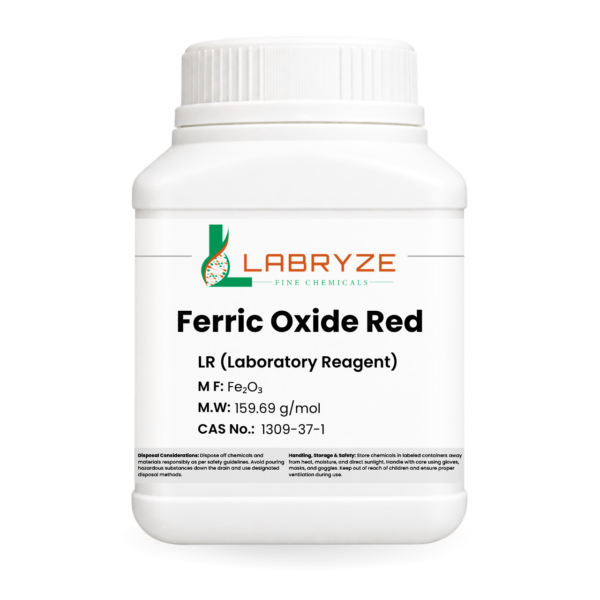 Ferric Oxide Red Extra Pure - 500gm pack - CAS No. 1309-37-1