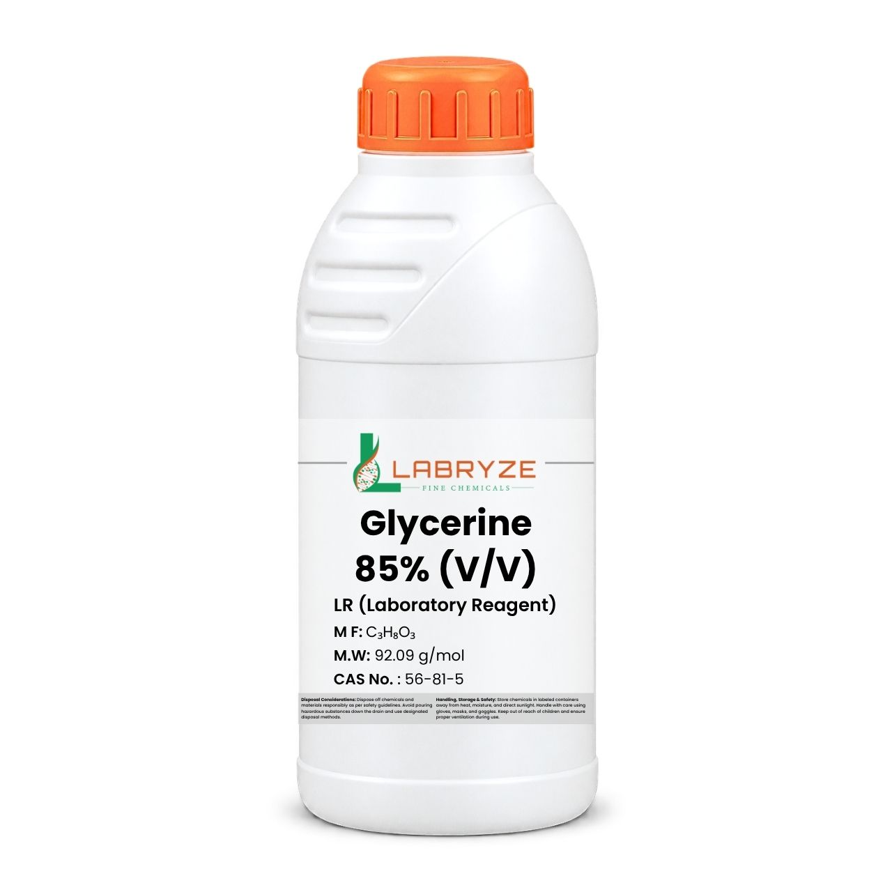 Glycerine - 85% - 500 ml Packs - CAS Number-56-81-5