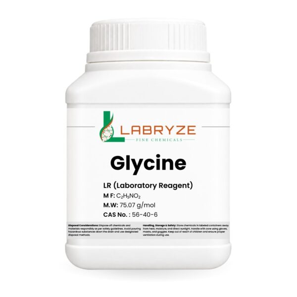Glycine - 500gm Pack - CAS No - 56-40-6
