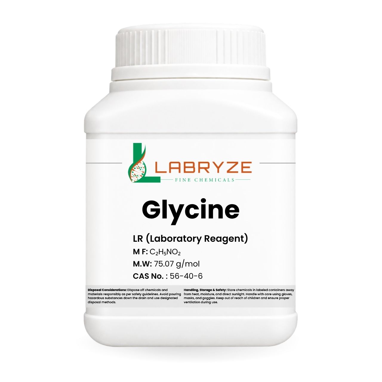 Glycine - 500gm Pack - CAS No 56-40-6