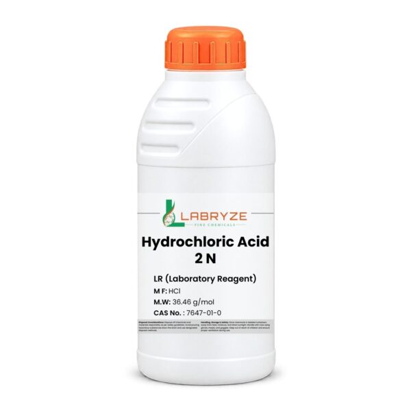 Hydrochloric Acid 2 N - 500ml Packs - CAS No - 7647-01-0