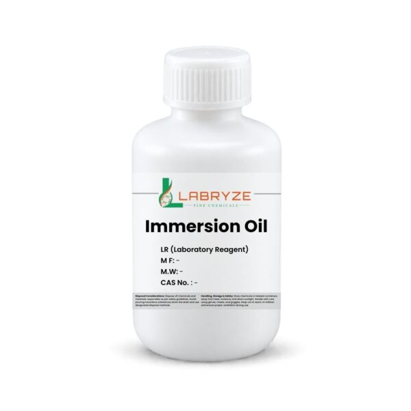 Immersion Oil For Microscopy - 125ml packs - Laboratory Reagent