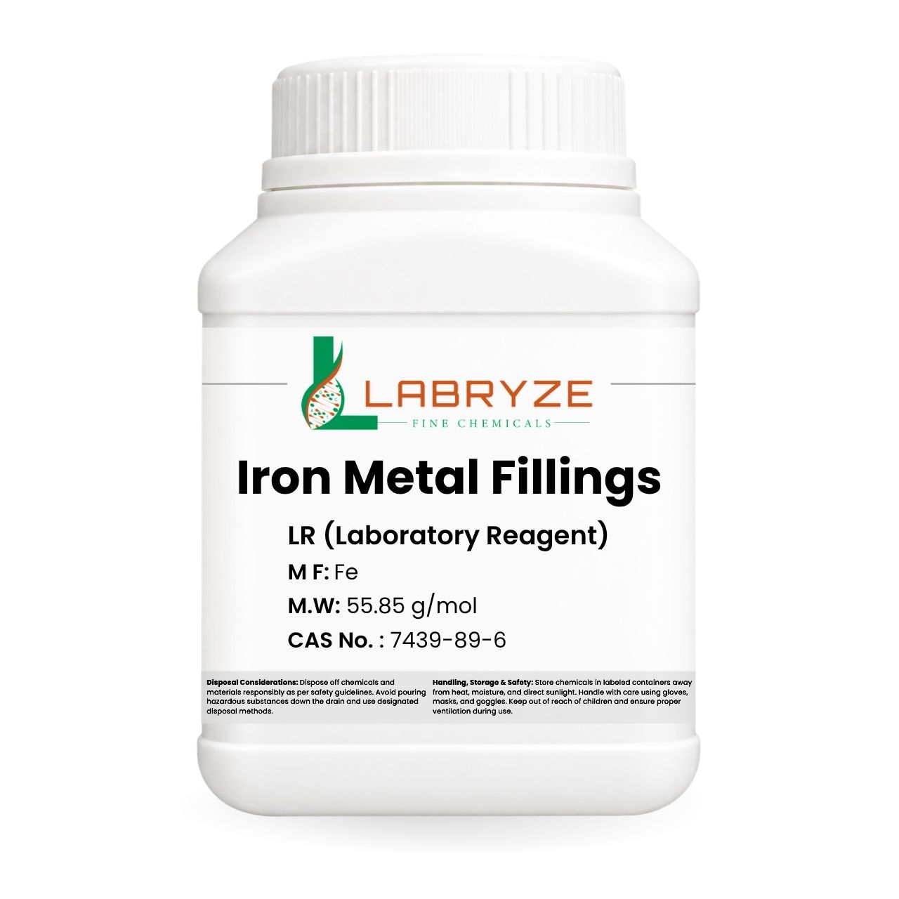 Iron Metal Fillings - 500gm Pack - CAS No 7439-89-6