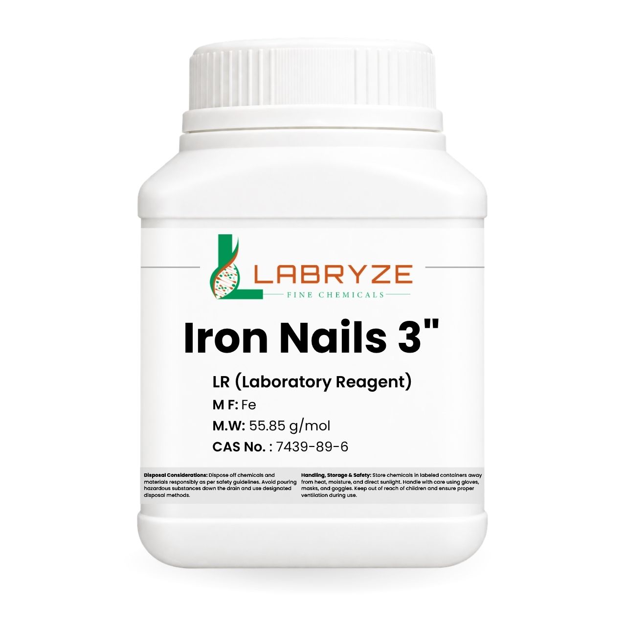 Iron Nails 3_ - 500gm Pack - CAS No 7439-89-6