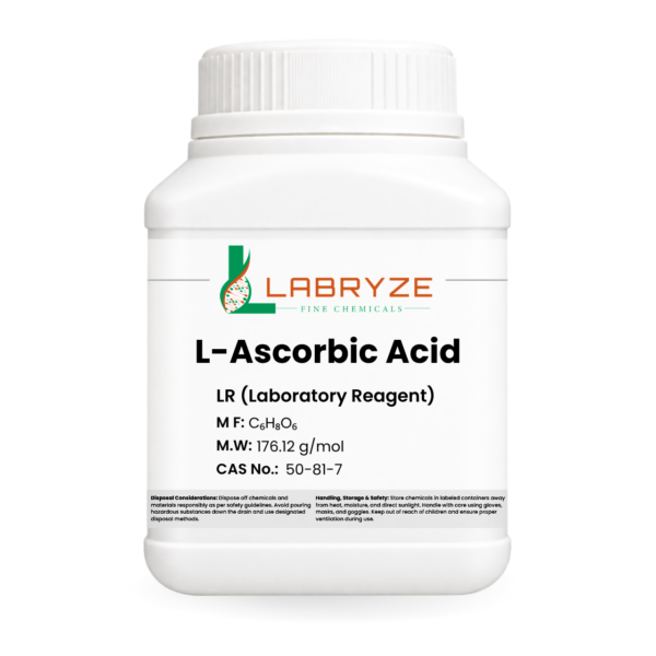 L-Ascorbic Acid / Vitamin C - 500gm pack - CAS No. 50-81-7