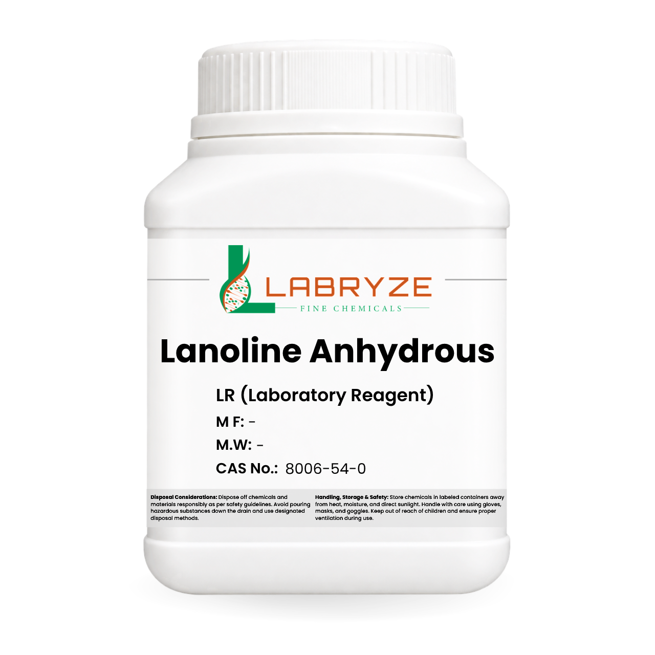 Lanoline Anhydrous - 500gm Packs - 8006-54-0