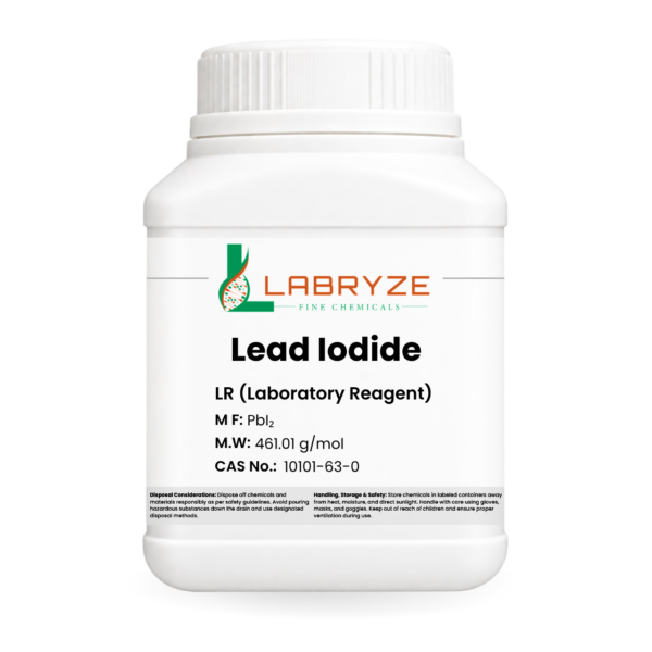Lead Iodide - 500gm pack - CAS No. 10101-63-0