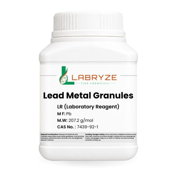 Lead Metal Granular - 500gm pack - CAS No. 7439-92-1