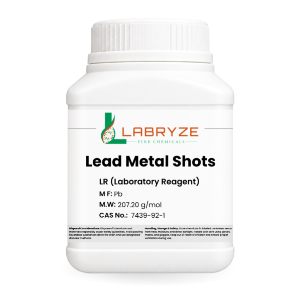 Lead Metal Shots - 500gm pack - CAS No. 7439-92-1