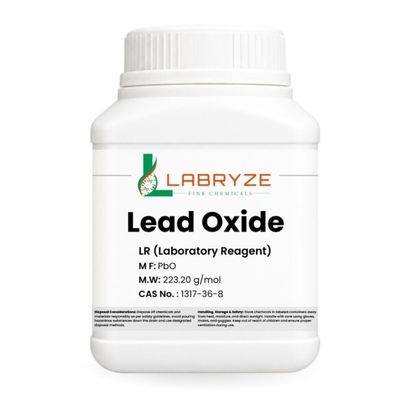 Lead Oxide Red - 500gm pack - CAS No. 1314-41-6