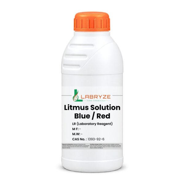 Litmus Solution Blue / Red - 500ml pack - CAS No. 1393-92-6