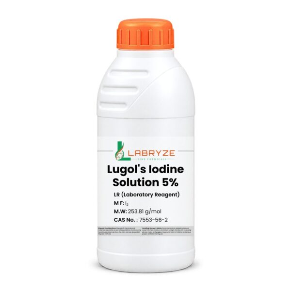 Lugol's Iodine Solution 5% - 500ml pack - CAS No. 7553-56-2
