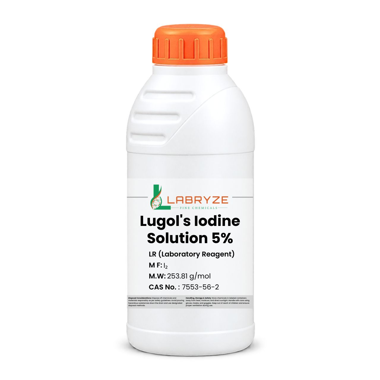 Lugol's Iodine Solution 5% - 500gm Packs - CAS No. - 7553-56-2