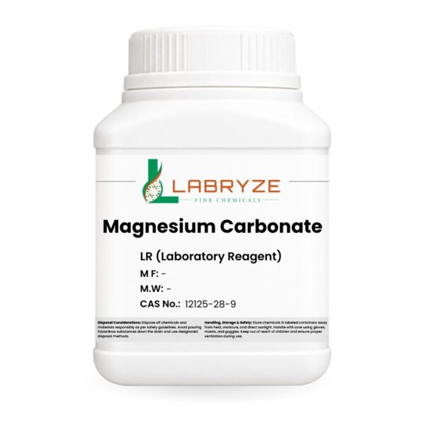 Magnesium Carbonate Basic Light - 500gm pack - CAS No. 12125-28-9