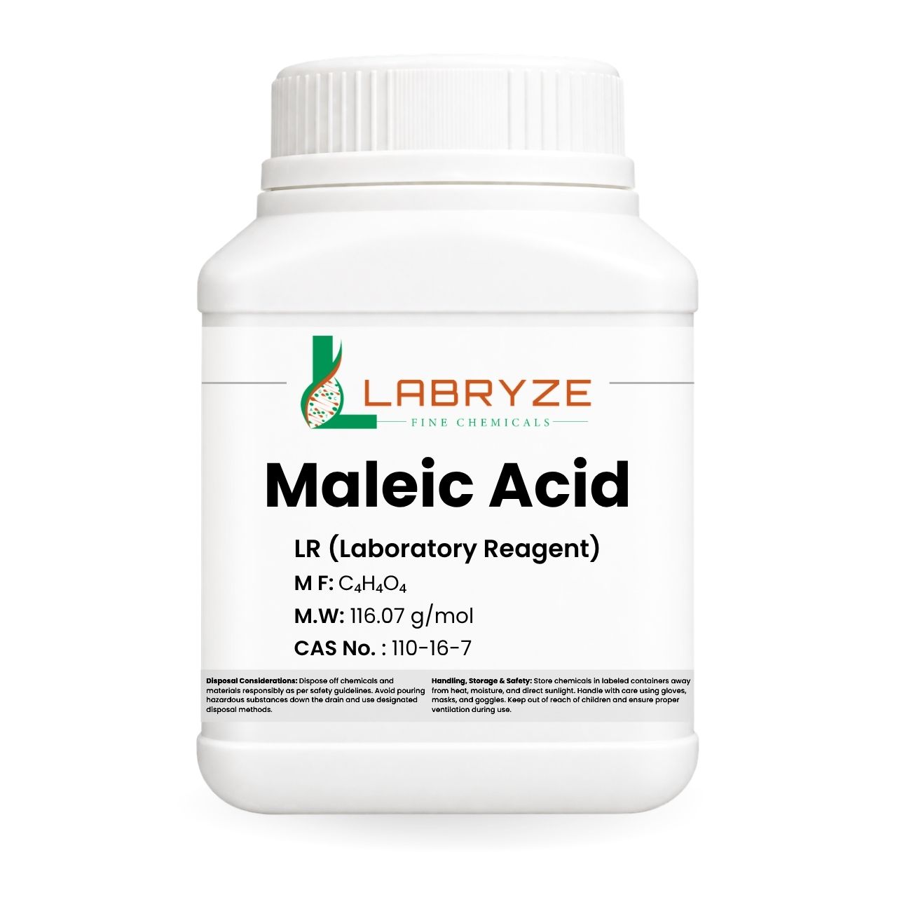 Maleic Acid - 500gm Pack - CAS No 110-16-7