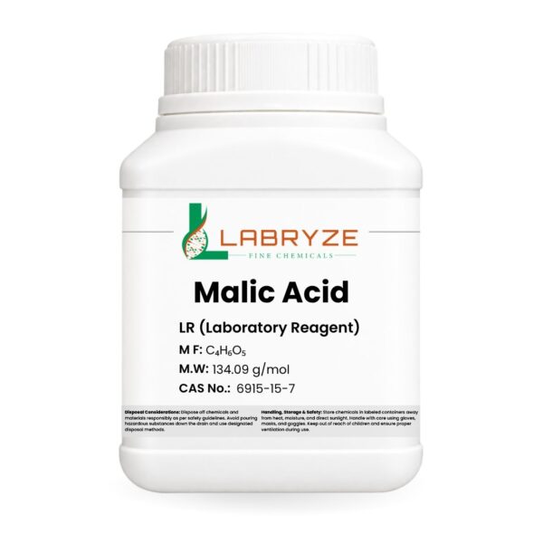 Malic Acid - 500gm pack - CAS No. 6915-15-7