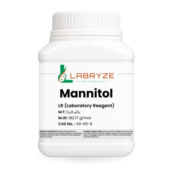 Mannitol - 500gm Pack - CAS No - 69-65-8