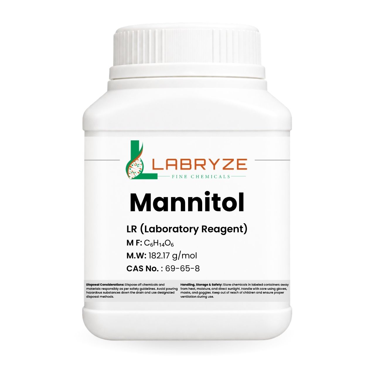 Mannitol - 500gm Pack - CAS No 69-65-8