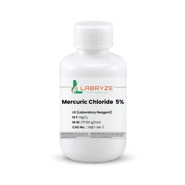Mercuric Chloride Solution 5% - 125ml packs - CAS No - 7487-94-7