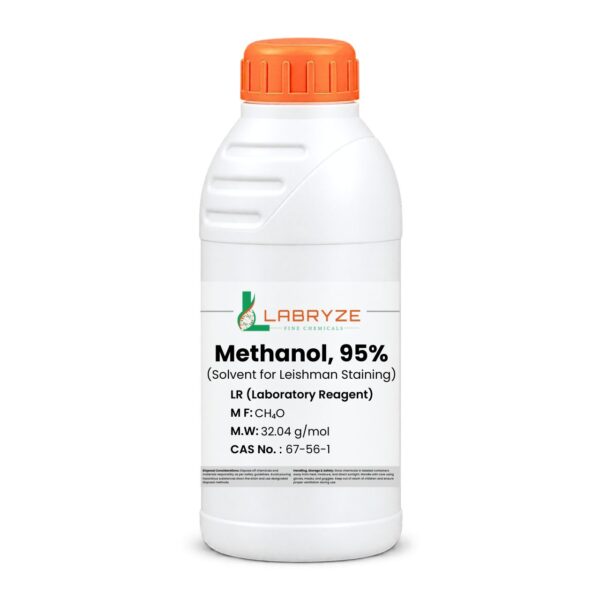 Methanol (Solvent for Leishman Staining), 95% (500 mL) – CAS No. 67-56-1