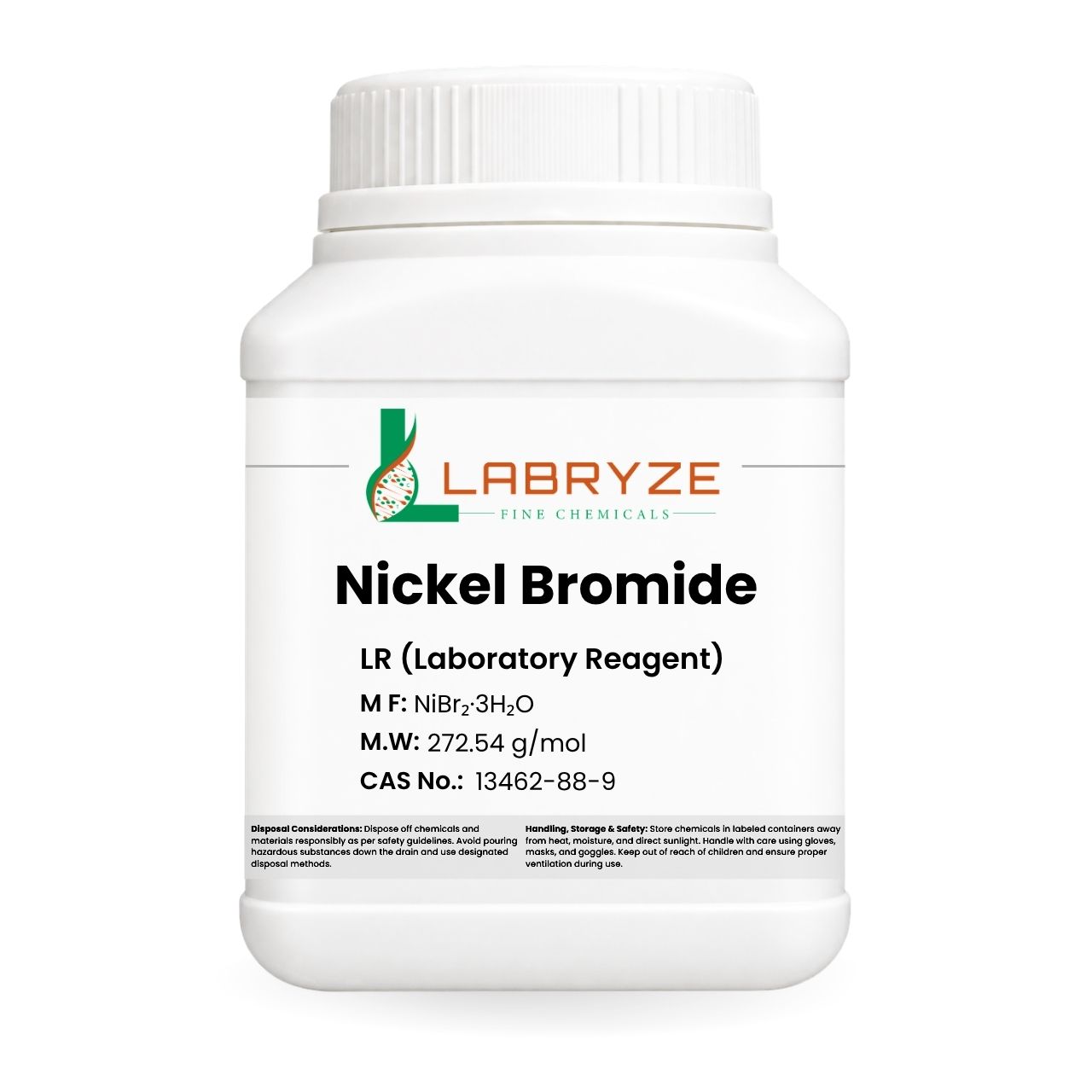 Nickel Bromide - 500gm Packs - CAS No. - 13462-88-9