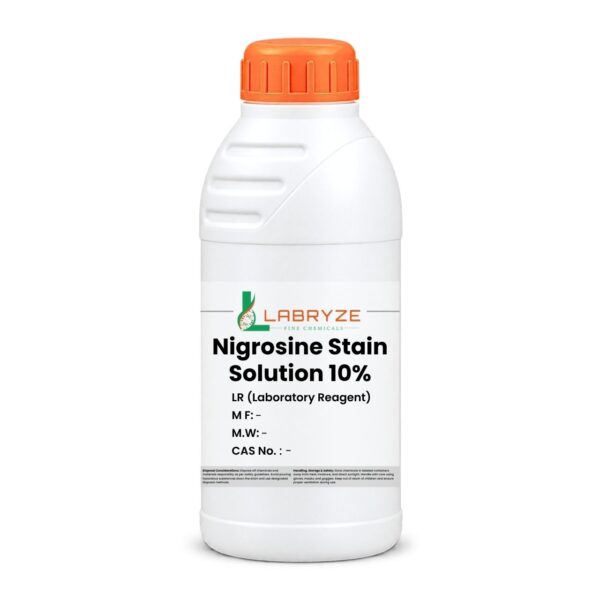Nigrosine Stain Solution 10% - 500ml pack - Laboratory Reagent
