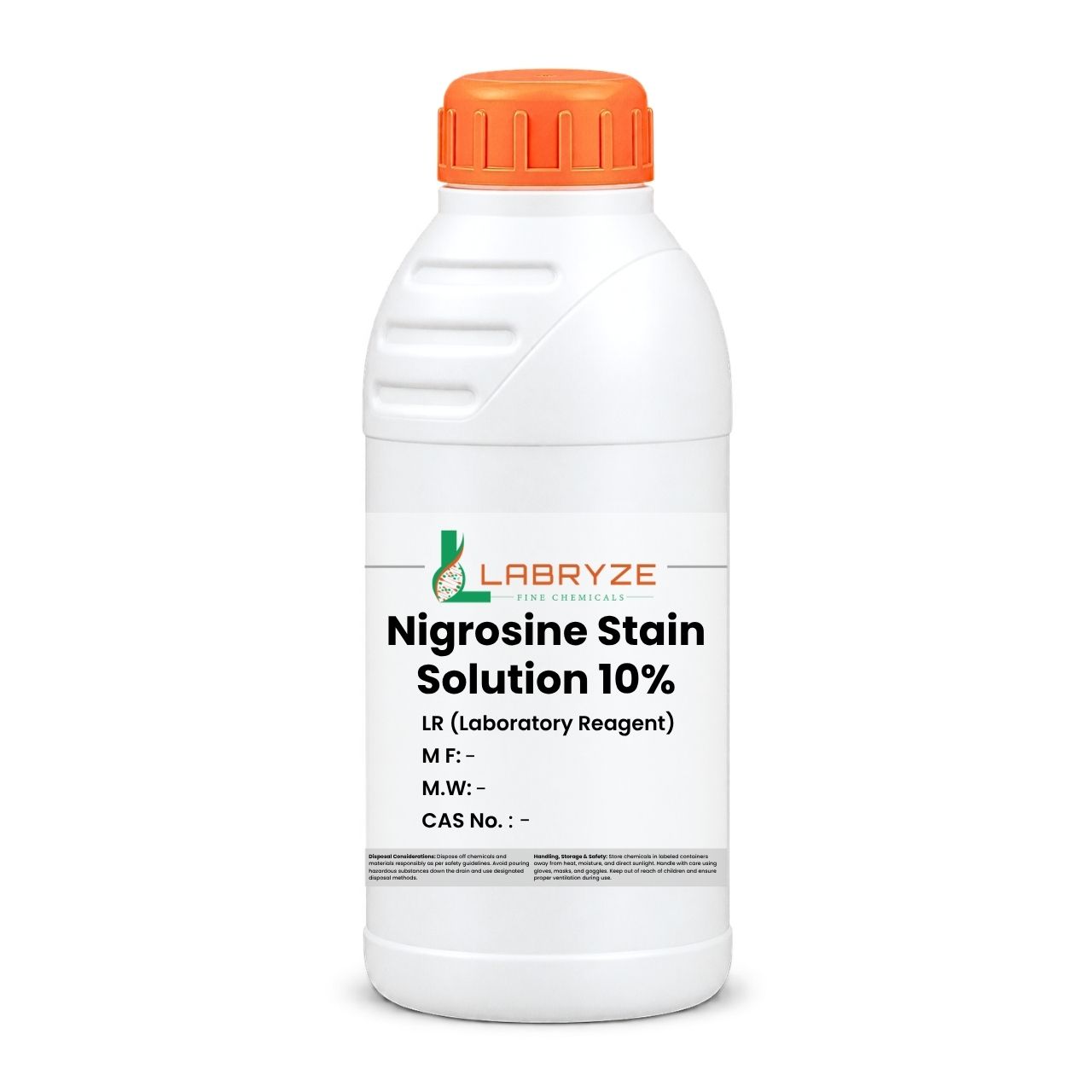 Nigrosine Stain Solution 10% - 500ml Packs - Laboratory Reagent