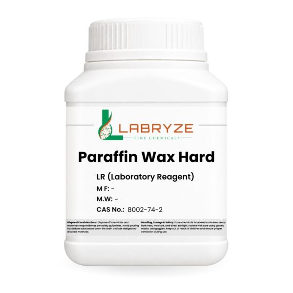 Paraffin Wax Hard - 500gm pack - CAS No. 8002-74-2