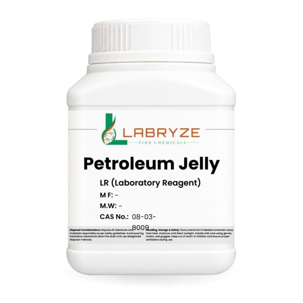 Petroleum Jelly White / Yellow Refined - 500gm pack - CAS No. 8009-03-8