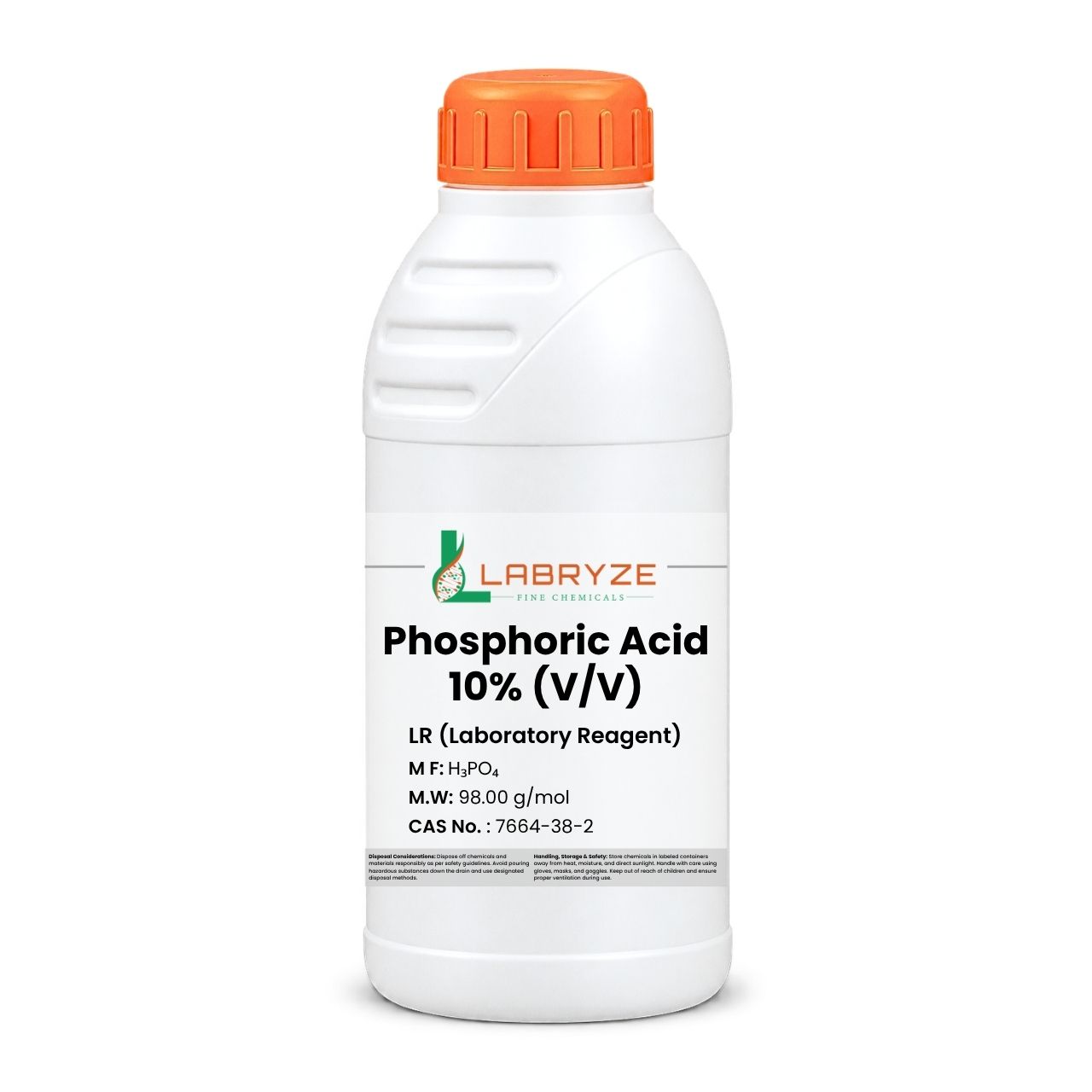 Phosphoric Acid - 10% - 500 ml Packs - CAS Number-7664-38-2