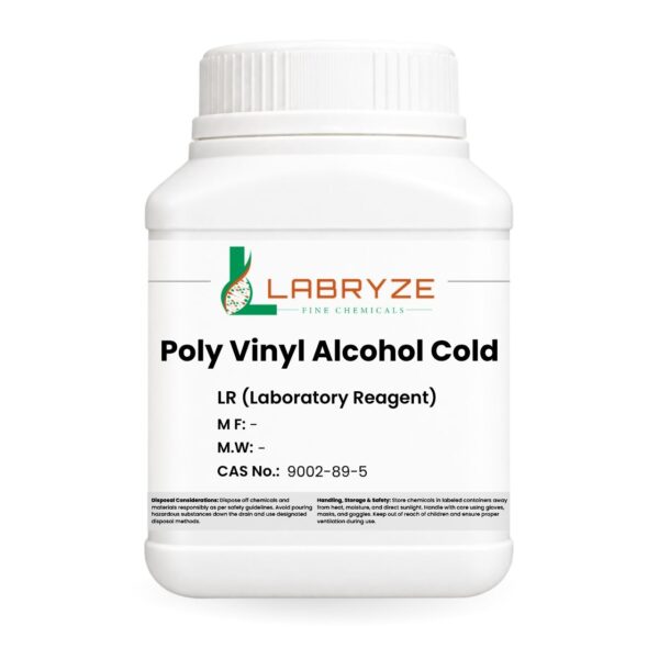 Poly Vinyl Alcohol Cold - 500gm pack - CAS No. 9002-89-5