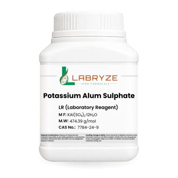 Potassium Alum Sulphate - 500gm pack - CAS No. 7784-24-9