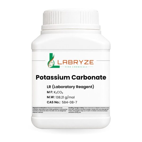 Potassium Carbonate - 500gm pack - CAS No. 584-08-7