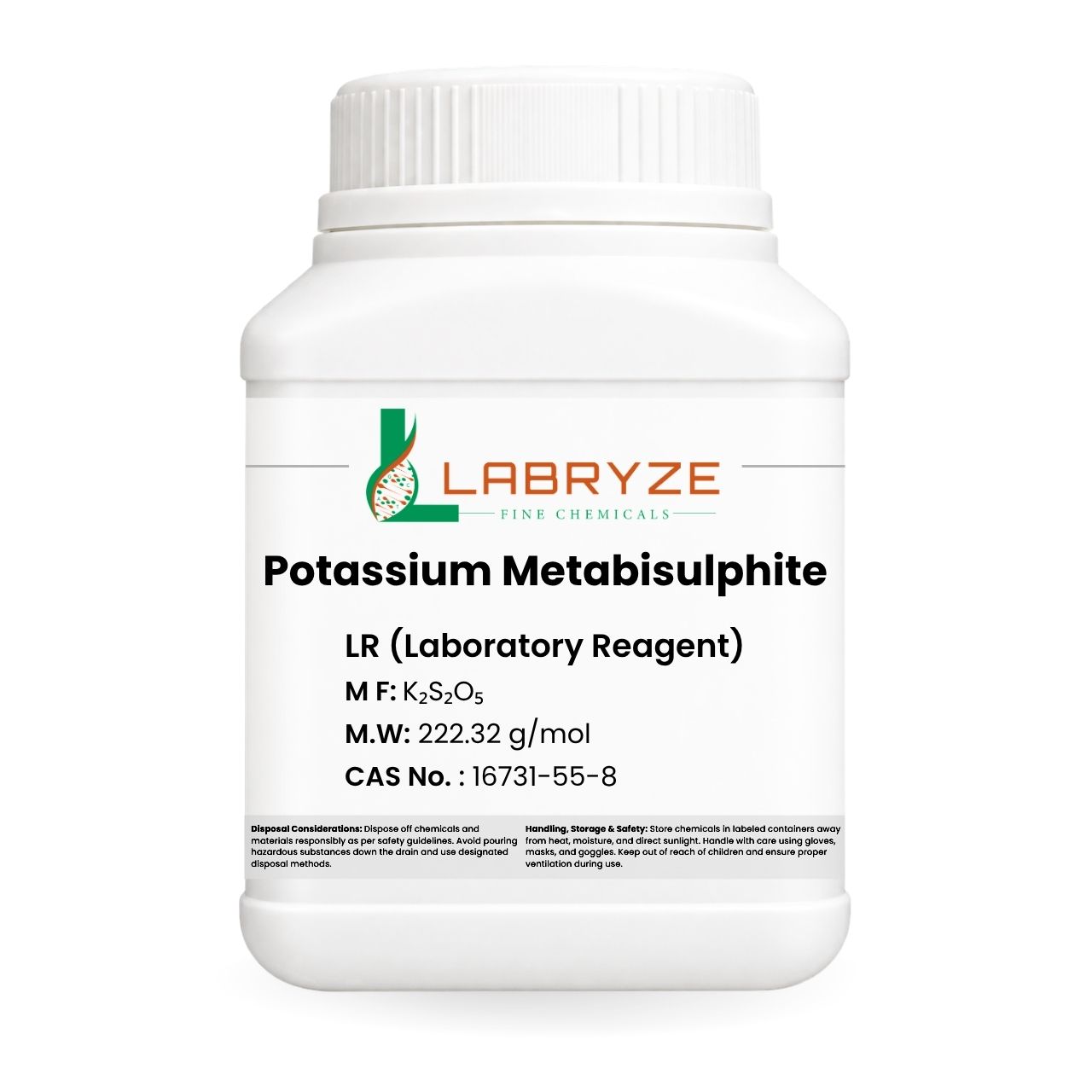 Potassium Metabisulphite - 500gm Pack - CAS No 16731-55-8