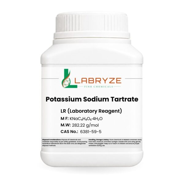 Potassium Sodium Tartrate Extra Pure - 500gm pack - CAS No. 6381-59-5